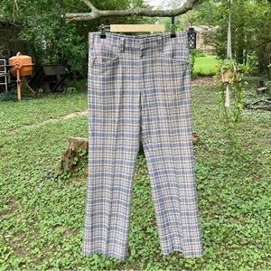 Vintage Haggar Brand Plaid Slacks
